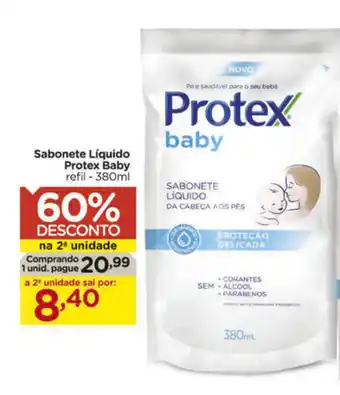 Carrefour Sabonete Liquido Protex Baby Refil 380ml oferta