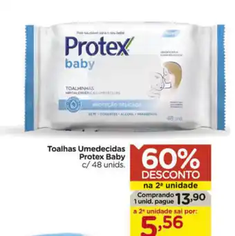 Carrefour Toalhas Umedecidas Protex Baby c/48 unids. oferta