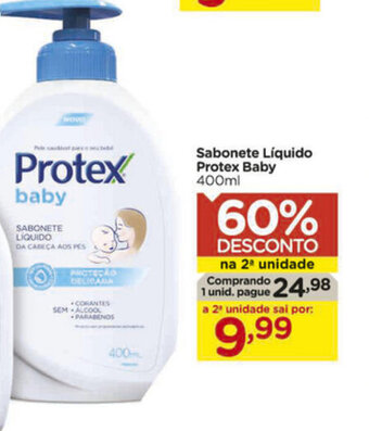 Carrefour Sabonete Liquido Protex Baby 400ml oferta
