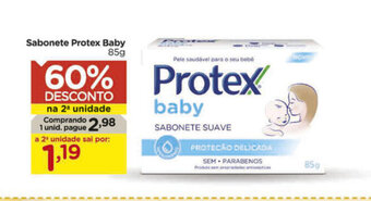 Carrefour Sabonete Protex baby 85g oferta