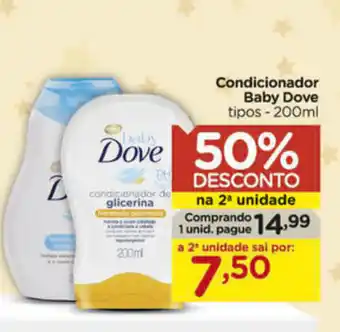 Carrefour Condicionador Baby Dove 200ml tipos oferta