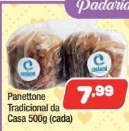 Panettone tradicional da casa 500g