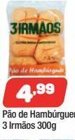 Costazul Supermercados Pão de hambúrguer 3 irmãos 300g oferta