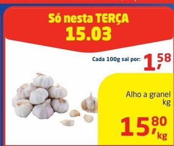 Tenda Atacado Alho a granel kg oferta
