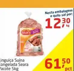 Tenda Atacado Linguiça suína congelada seara pacote 5kg oferta
