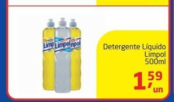 Tenda Atacado Detergente líquido limpol 500ml oferta