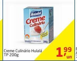 Creme culinário hulalá tp 200g