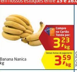 Banana nanica kg