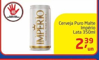 Tenda Atacado Cerveja puro malte império lata 350ml oferta