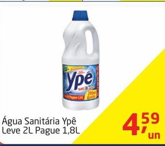 Tenda Atacado Água sanitária ypê leve 2l pague 1,8l oferta