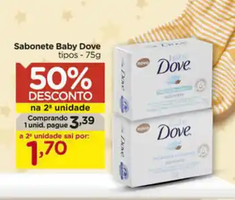 Carrefour Sabonete Baby Dove 75g tipos oferta