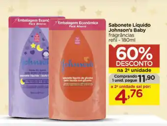Carrefour Sabonete Liquido Johnson's Baby Refil 180ml oferta