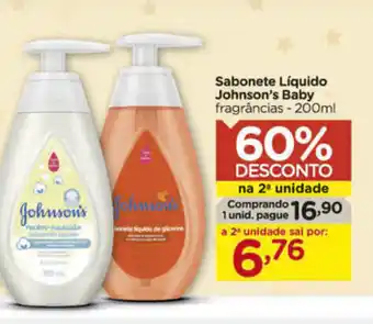 Carrefour Sabonete LIquido Johnson's Baby 200ml oferta