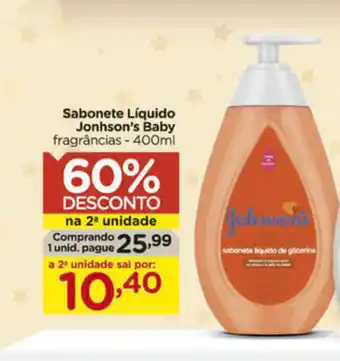 Carrefour Sabonete Liquido Johnson's Baby Fragrancias 400ml oferta