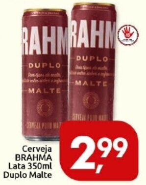 Supermercados Nori Cerveja Brahma Lata 350ml Duplo Malte oferta