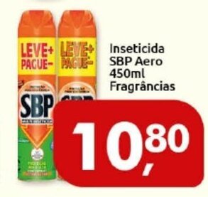 Inseticida SBP Aero 450ml fragrancias