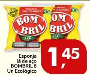 Esponja La de aco Bombril 8 un Ecologico