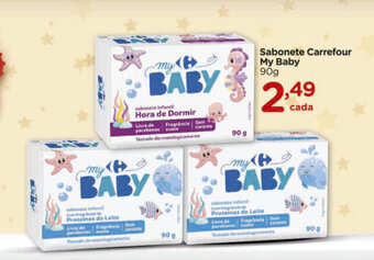 Carrefour Sabonete Carrefour My Baby 90g oferta