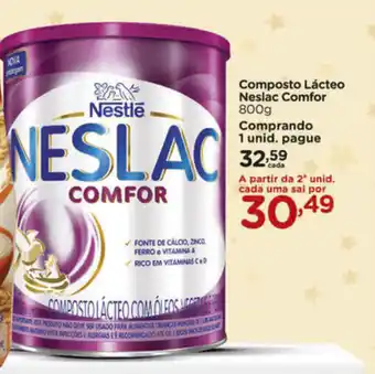 Composto Lacteo Neslac Comfor 800g