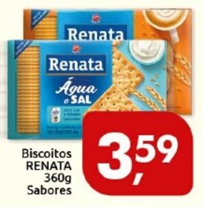 Supermercados Nori Biscoitos Renata 360g sabores oferta