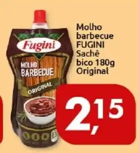 Supermercados Nori Molho Barbecue Fugini sache bico 180g Original oferta