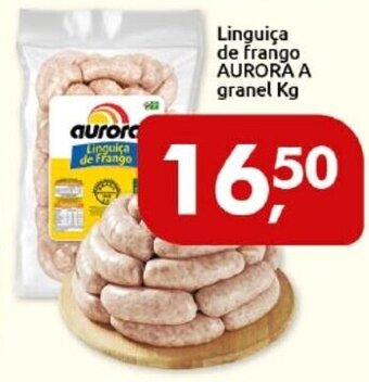 Supermercados Nori Linguica de Frango Aurora a granel 1kg oferta