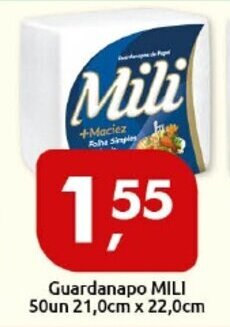 Supermercados Nori Guardanapo Mili 50un 21.0cmx22.0cm oferta