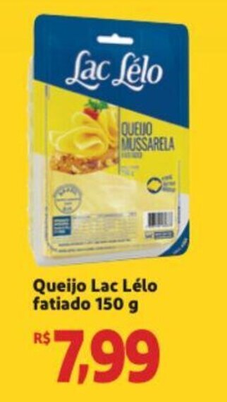 Queijo Lac Lelo fatiado 150g