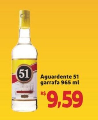 Extra Supermercado Aguardente 51 garrafa 965ml oferta