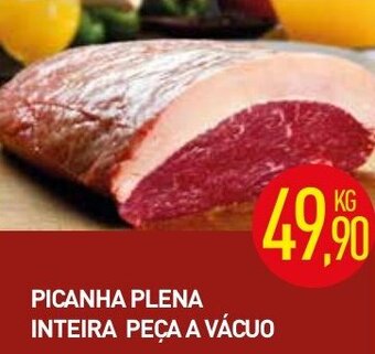 Calvo Atacadista Picanha Plena inteira peca a vacuo 1kg oferta