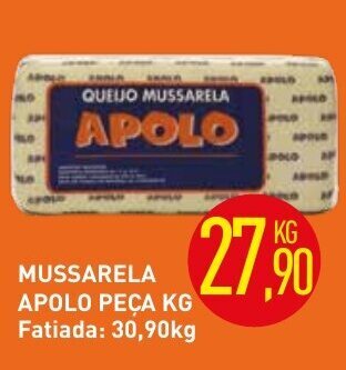 Mussarela Apolo Peca 1kg