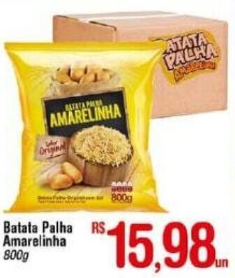 Fort Atacadista Batata Palha Amarelinha 800g oferta