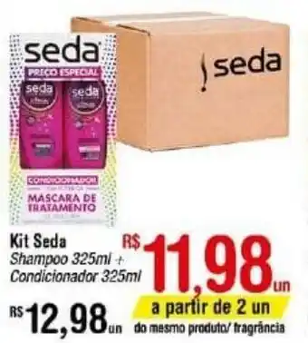Fort Atacadista Kit Seda Shampoo + Condicionador 325ml oferta