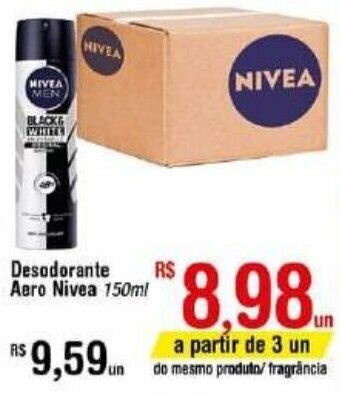 Fort Atacadista Desodorante Aero Nivea 150ml oferta