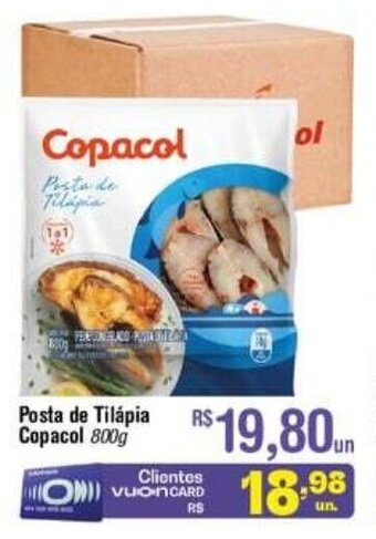 Fort Atacadista Posta de Tilapia Copacol 800g oferta