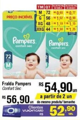 Fort Atacadista Fralda Pampers oferta