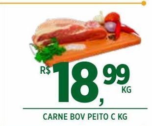 DB Supermercados Carne bov peito c kg oferta