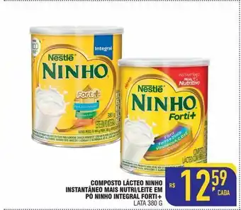 Mercantil Rodrigues Composto lácteo ninho em pó lata 380g oferta