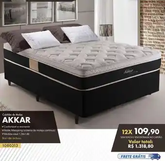 Marabraz Colchão de molas akkar (box não incluido) oferta
