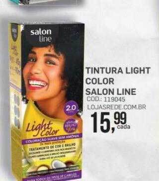 Lojas Rede Tintura Light Color Salon Line oferta