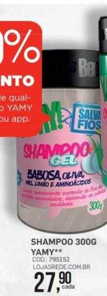 Lojas Rede Shampoo Yamy oferta