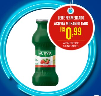 Leite Fermentado Activia Morango 150g