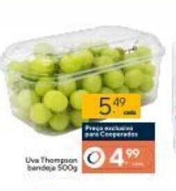 Uva Thompson Bandeja 500g
