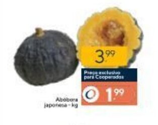 Coop Abobora Japonesa 1kg oferta