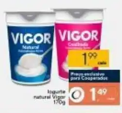 Coop Iogurte Natural Vigor 170g oferta