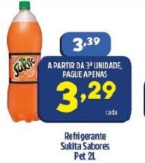 Arena Atacado Refrigerante Sukita sabores 2L oferta