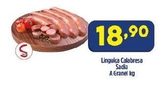 Arena Atacado Linguica Calabresa Sadia a granel 1kg oferta
