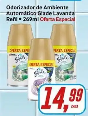 Rede Supermarket Odorizador de Ambiente Automatico Glade Lavanda Refil 269ml oferta