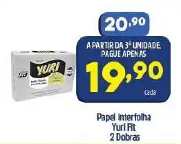 Papel Interfolha Yuri Fit 2 Dobras