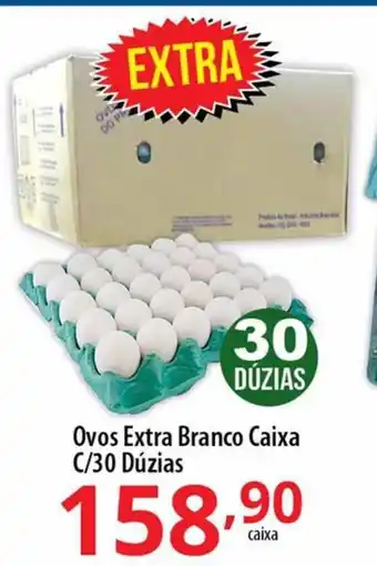 Ovos Extra Branco Cx c/30 Duzias